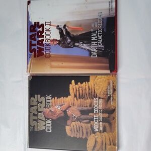 Star Wars Cookbook I & II Galactic Recipes Set of 2 Cookbooks with Bonuses
